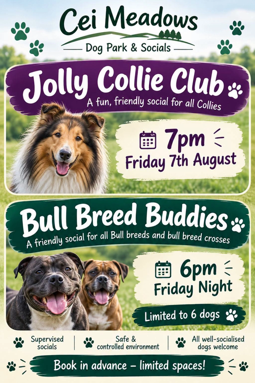 Dog Park Socials